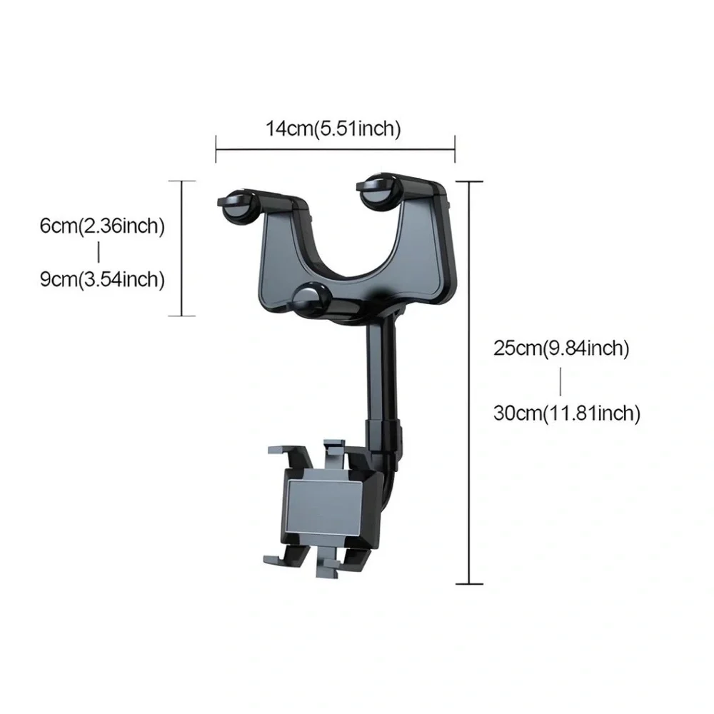 Universal Black Phone Holder